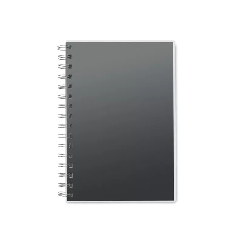Notes A5 w okładce RPET 80 kartek w linię ANOTATE - Czarny (MO6532-03)