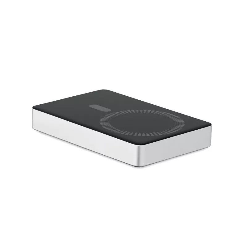 Powerbank bezprzewodowy 10 000 mAh 15W POWERMAG - Srebrny (MO2957-14)