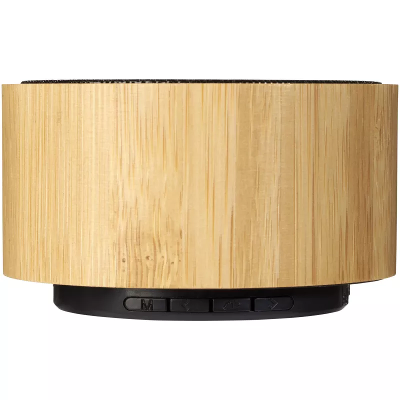 Bambusowy głośnik Cosmos z funkcją Bluetooth® - Czarny-Drewno (12410000)
