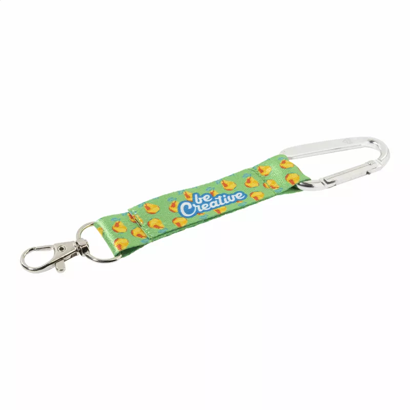 SuboRing Double personalizowany brelok RPET - srebrny (AP716993-21)