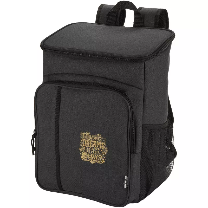 Tundra plecak termiczny z certyfikatem GRS z recyklingu z zestawem sztućców, 20 l - Heather Charcoal (13012090)