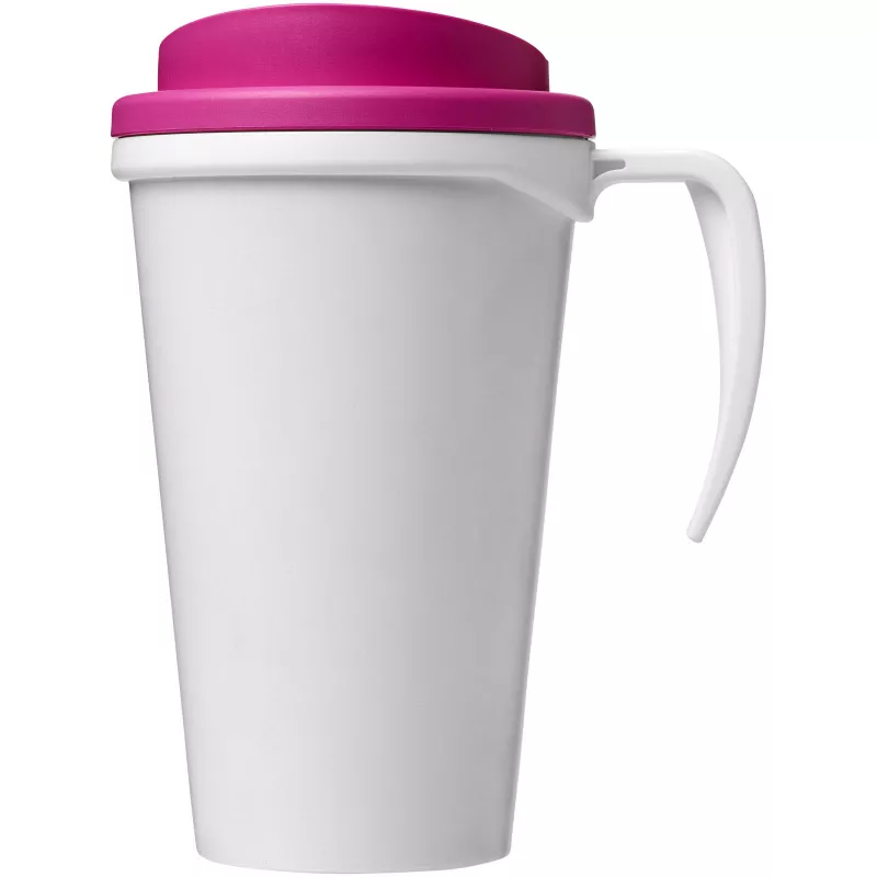 Kubek termiczny z serii Brite-Americano Grande o pojemności 350 ml - Biały-Różowy (21000609)