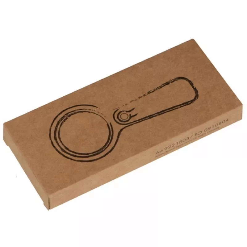 Lupa z lampką plastikowa GLOUCESTER - czarny (223803)