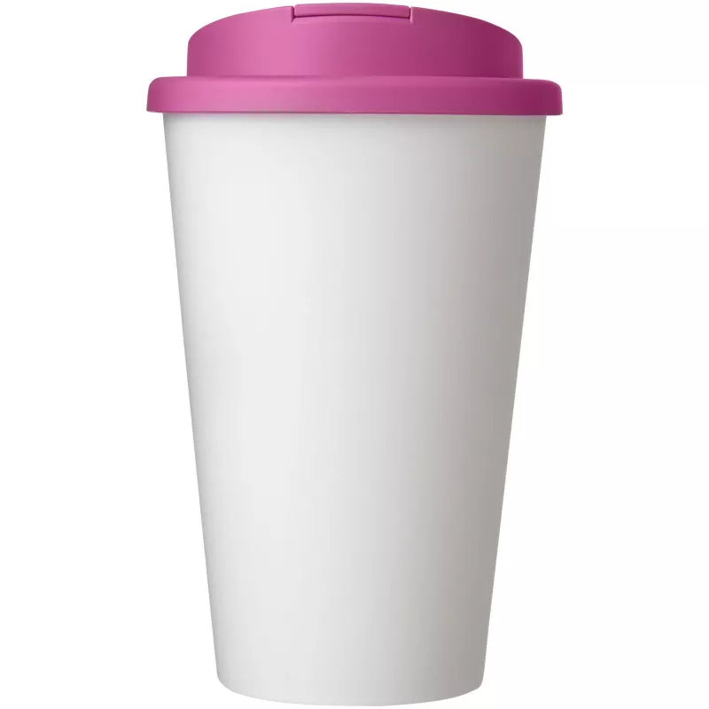 Americano® 350 ml tumbler with spill-proof lid - Biały-Różowy (21069510)