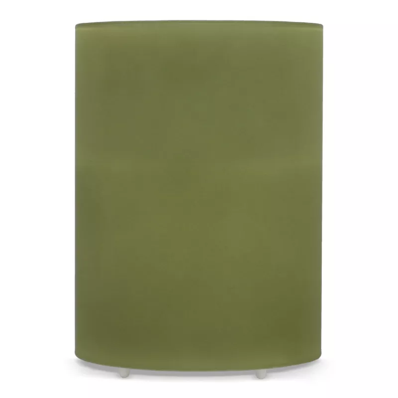 Nyelle Świeca woskowa LED z możliwością ładowania w szklanym pojemniku - Oliwkowa zieleń (LT57313-N0043)