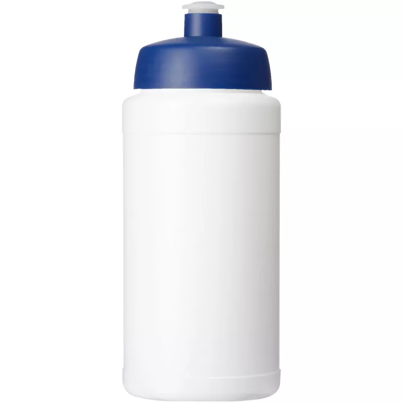 Bidon Baseline® Plus o pojemności 500 ml z wieczkiem sportowym - Biały-Niebieski (21068802)