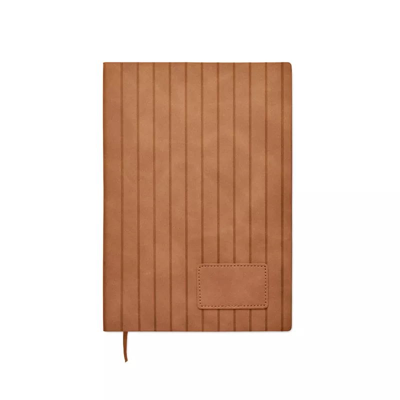 Notes A5 w okładce z PU 80 kartek w linię TINTRAY - Brazowy (MO2663-01)