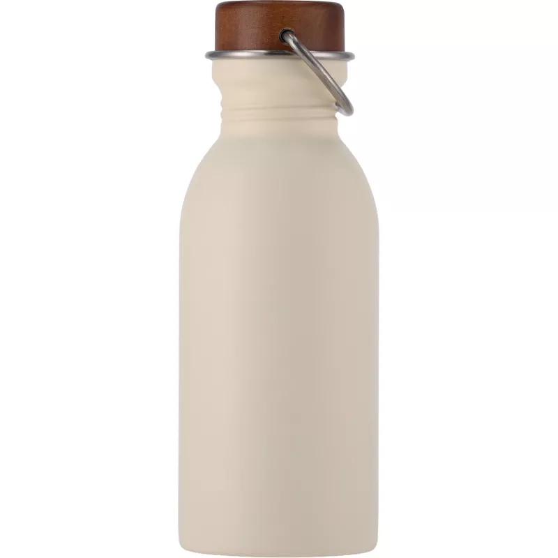 Butelka stalowa z recyklingu IBIZA MoLu 500 ml - biały (398006)