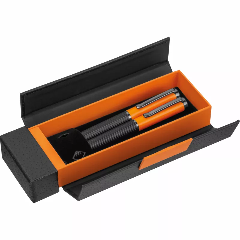 Zestaw piśmienny długopis i pióro kulkowe REGINALD - navy (1539810)