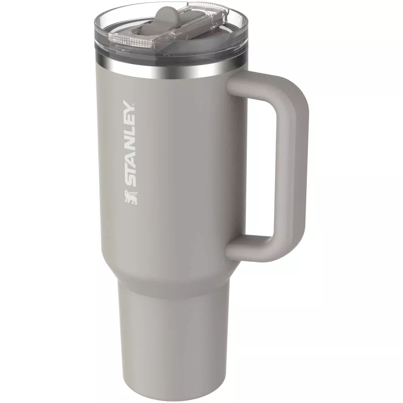 Stanley Quencher® ProTour 1180 ml termoizolowany kubek ze słomką, wykonany z recyklingowanej stali nierdzewnej  - Szary (10097982)