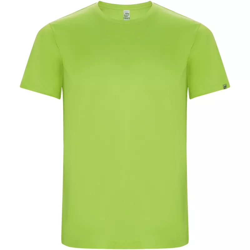 Imola sportowa koszulka dziecięca z krótkim rękawem - Lime / Green Lime (K0427-LMGRLIME)
