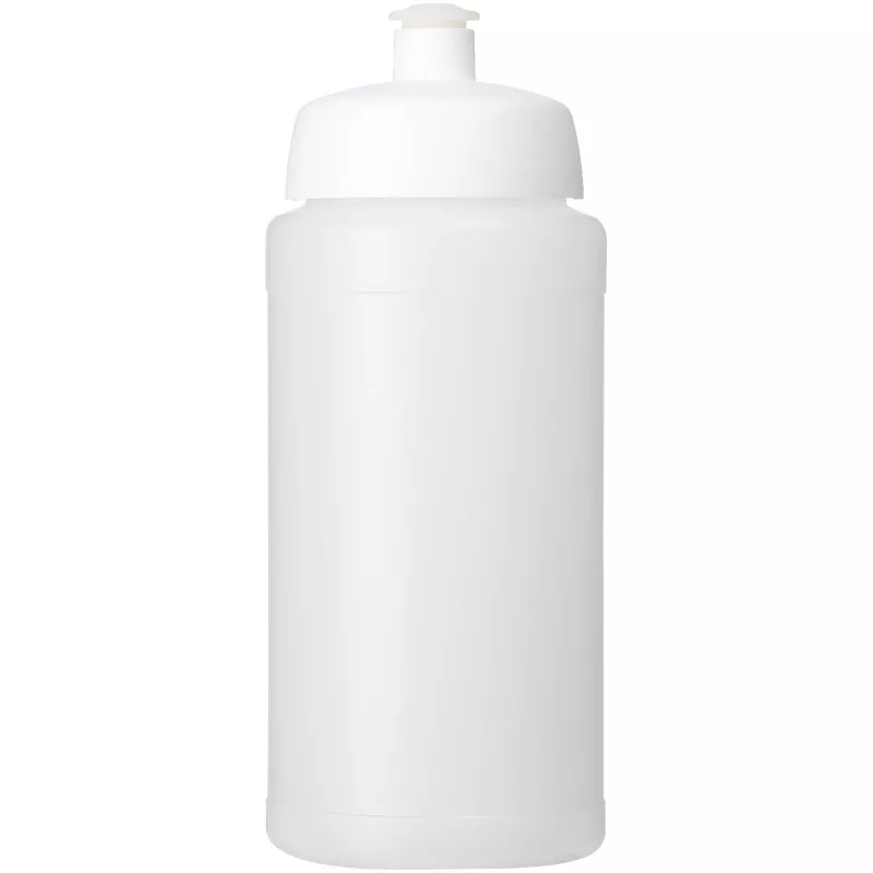 Bidon Baseline® Plus o pojemności 500 ml ze sportowym wieczkiem i uchwytem - Biały-Przezroczysty (21068716)