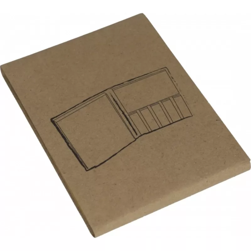 Karteczki do markowania BURLINGTON - brązowy (826801)