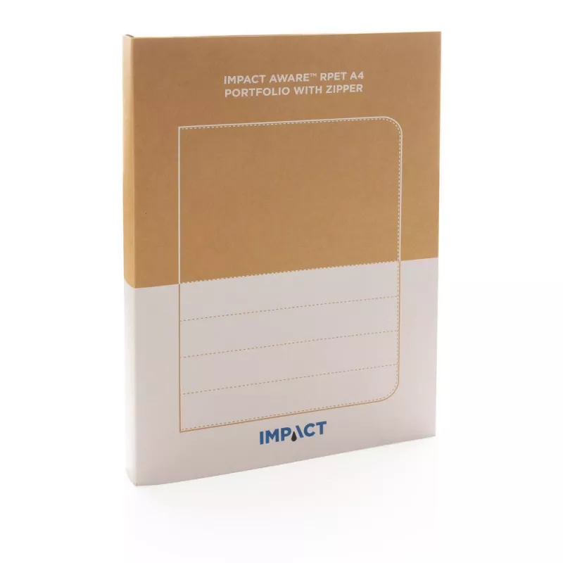 Teczka konferencyjna Impact AWARE™ RPET, notatnik, długopis - niebieski (P774.165)