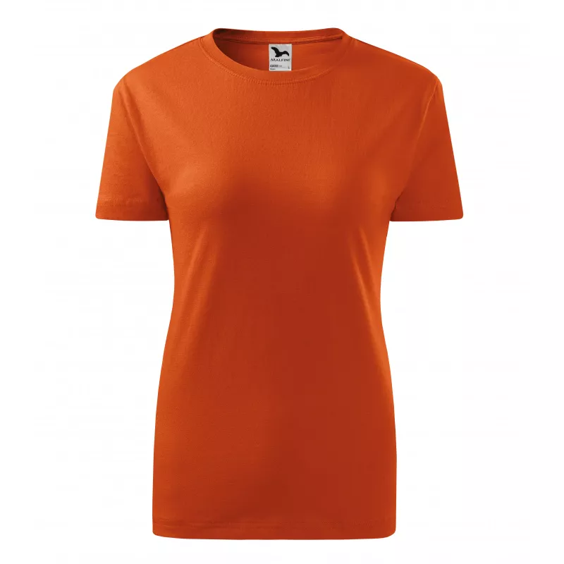 Damska koszulka bawełniana 145 g/m² MALFINI CLASSIC NEW 133 - Pomarańczowy (ADLER133-POMARAńCZOWY)