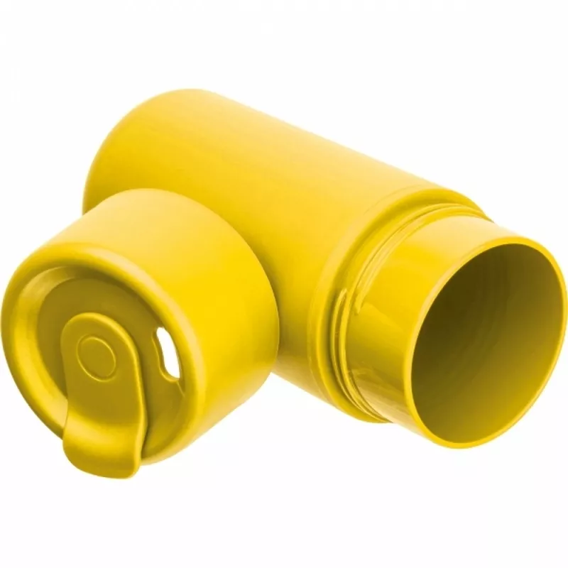 Kubek z podwójnymi ściankami GENOA 500 ml - żółty (535408)