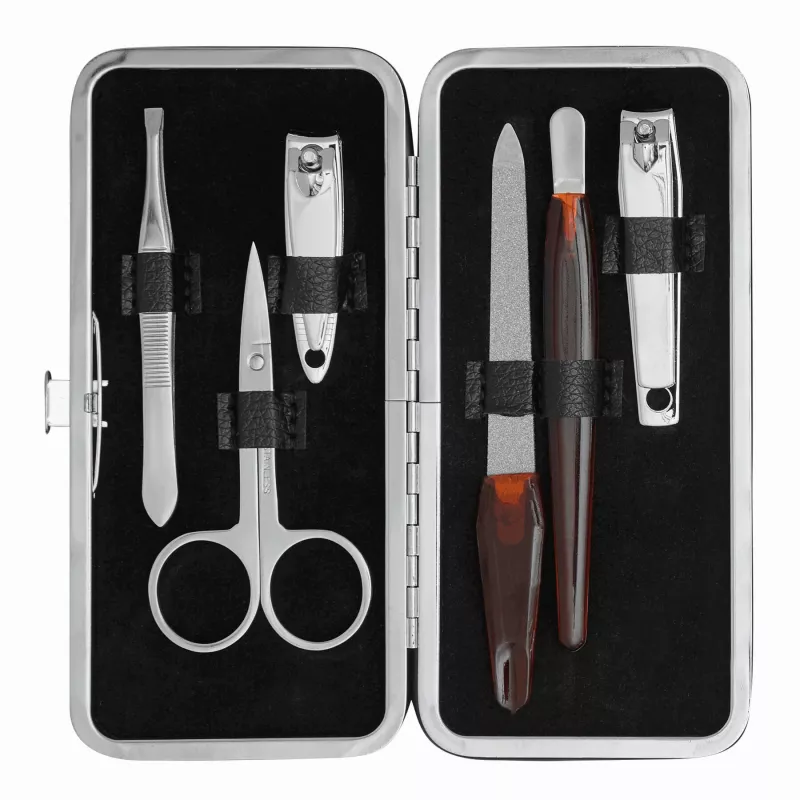 Elegancki zestaw do manicure - czarny (56-0499094)