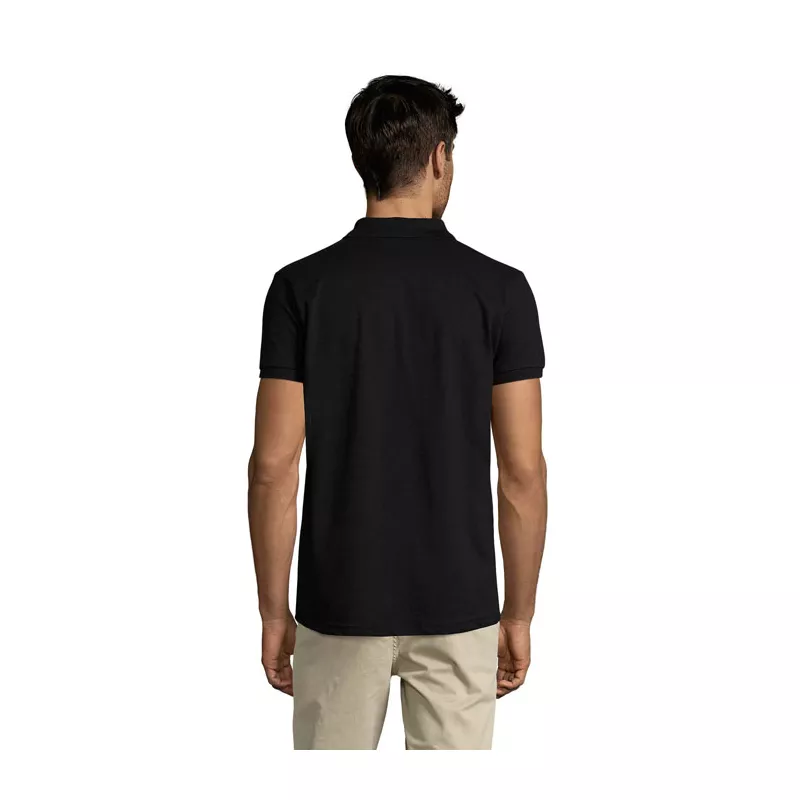 Koszulka polo męska 200 g/m² Sol's PRIME MEN - Czarny (S00571-BK)