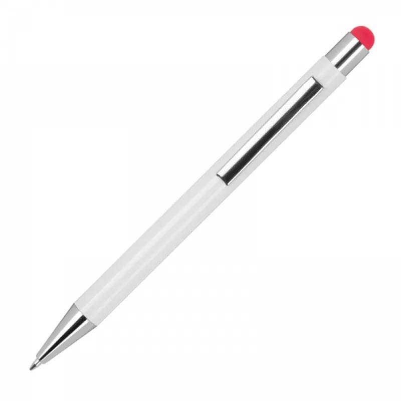 Długopis aluminiowy touch pen soft touch JEAN - czerwony (1323805)