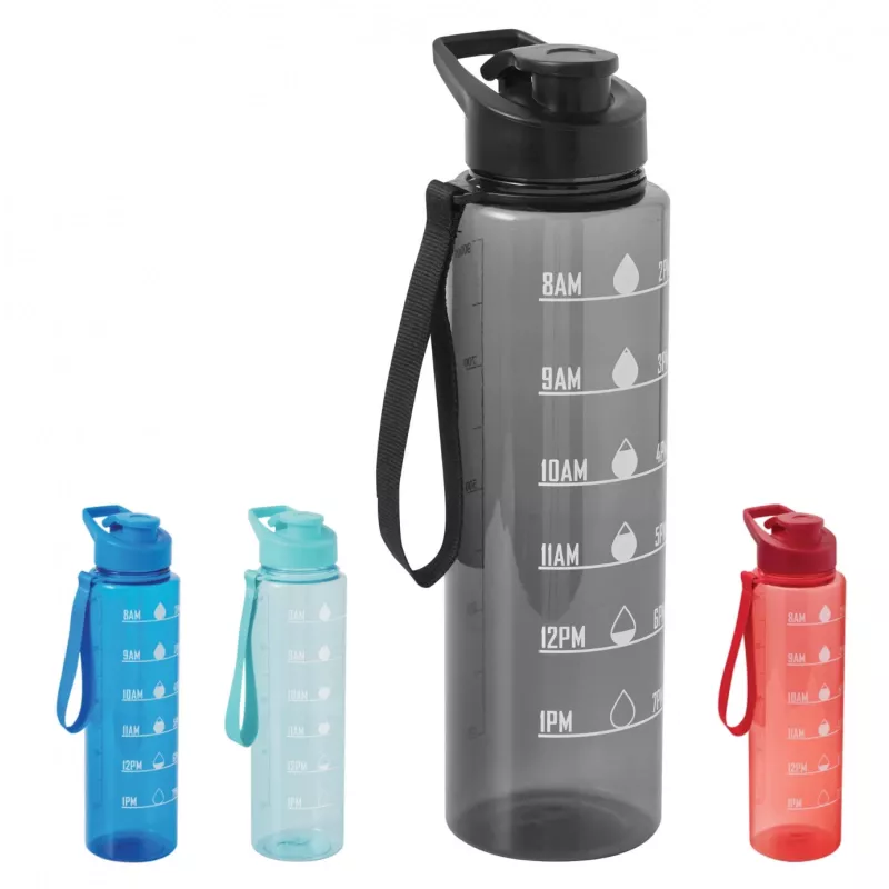 Sportowa butelka na wodę - czarny (56-0603189)