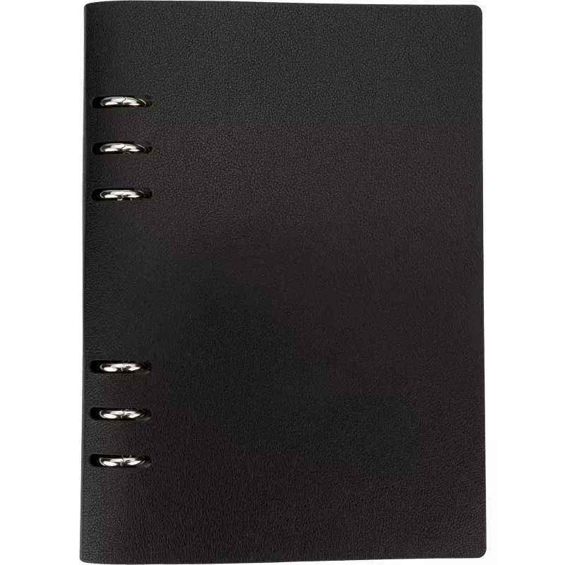 Kołonotatnik A5 w linie z trzciny cukrowej ROSARIA - czarny (2525303)