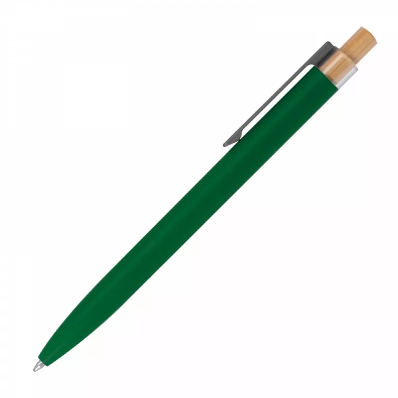 Długopis z aluminium z recyklingu - zielony (1384509)
