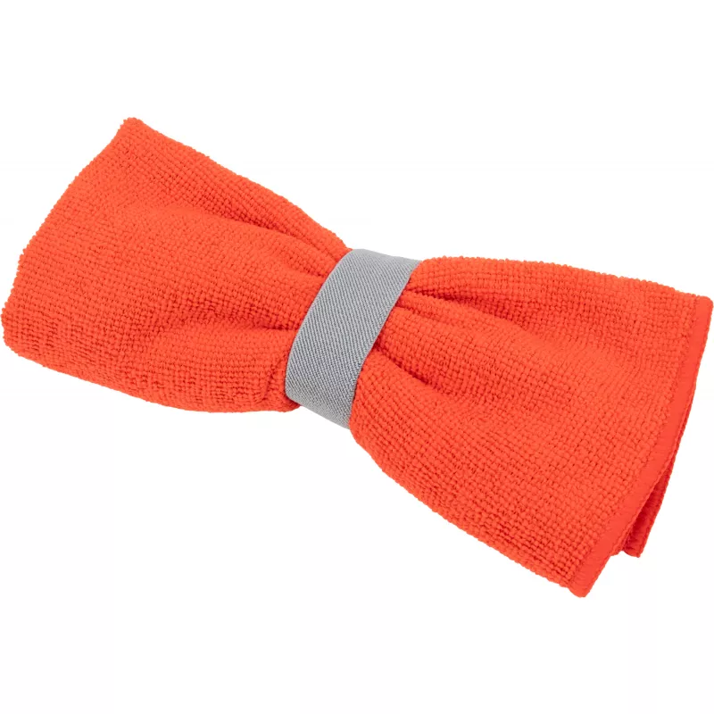 Mały ręcznik z mikrofibry 160 g/m² HUGH - czerwony (7475405)