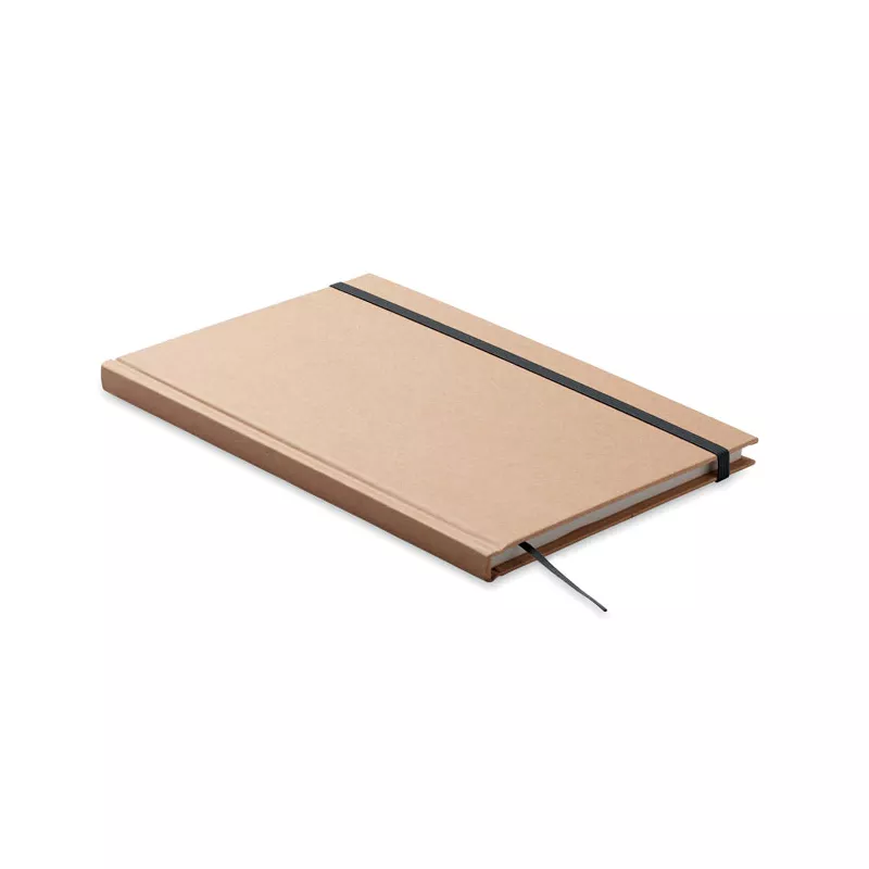 Notes A5 z recyklingu 100 kartek w linię MUSA - Czarny (MO6640-03)