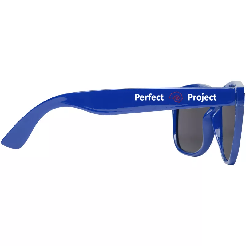 Okulary przeciwsłoneczne z plastiku PET z recyklingu Sun Ray - Błękit królewski (12700453)