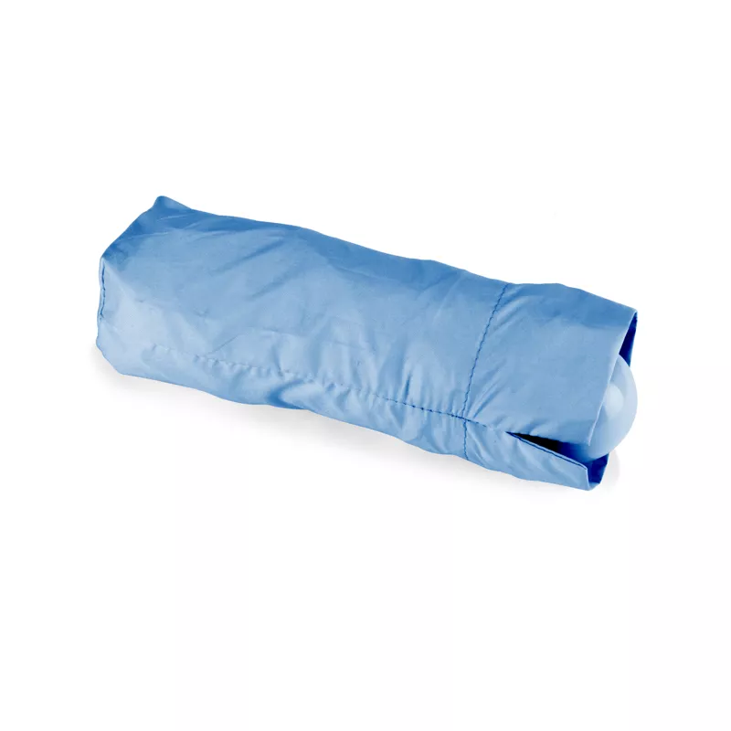 Manualny parasol kieszonkowy z powłoką UV ⌀86 cm - błękitny (37046-08)