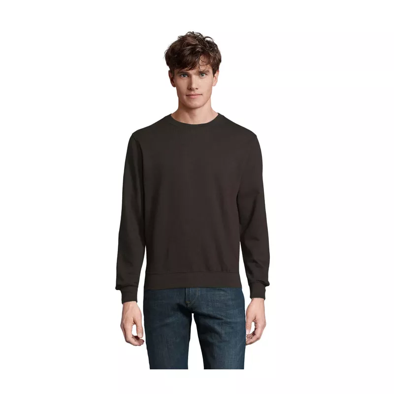 Bluza unisex bez kaptura 280 g/m² Sol's COLUMBIA - Czarny (S03814-BK)