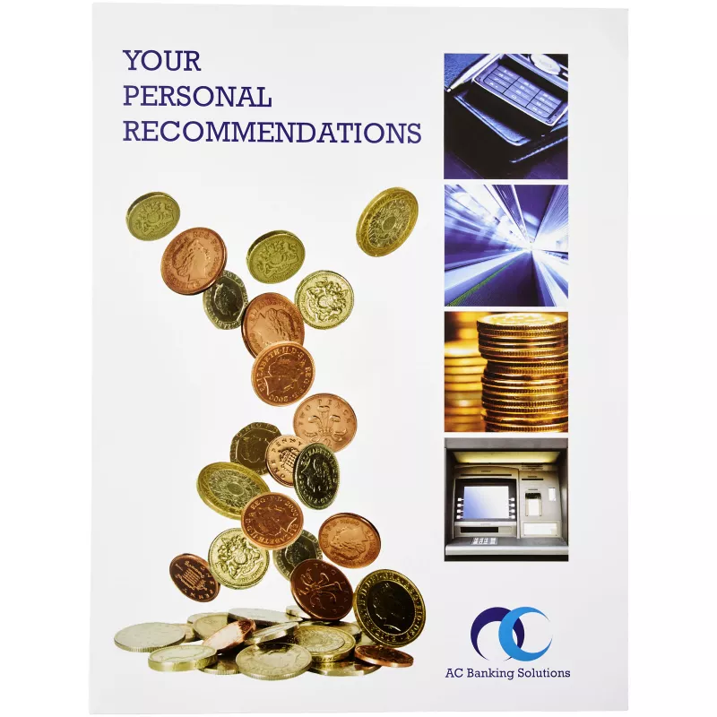 Teczka tekturowa Guild w formacie A4 - Biały (21277000)