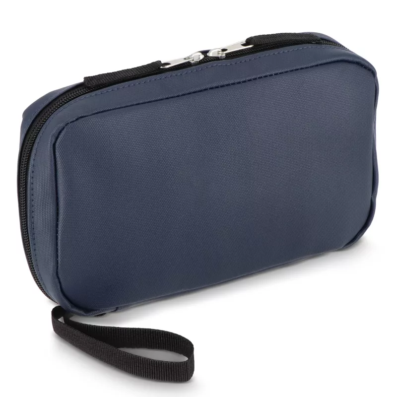Torba organizacyjna rPET PU Coated 210D Napa 22 x 13 x 4 cm - ciemnoniebieski (LT95327-N0010)