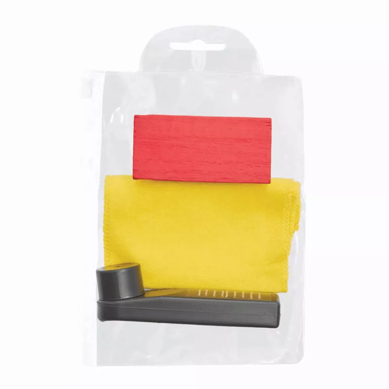 Zestaw do czyszczenia obuwia - czarny, czerwony, żółty (56-0405192)