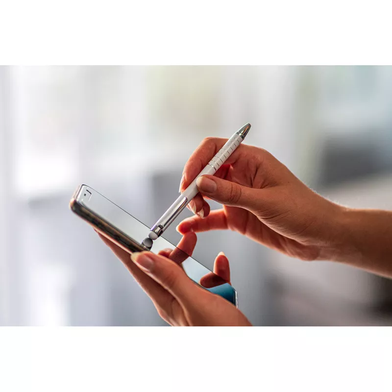 Długopis metalowy touch pen SEBASTIAN - czarny (1041803)