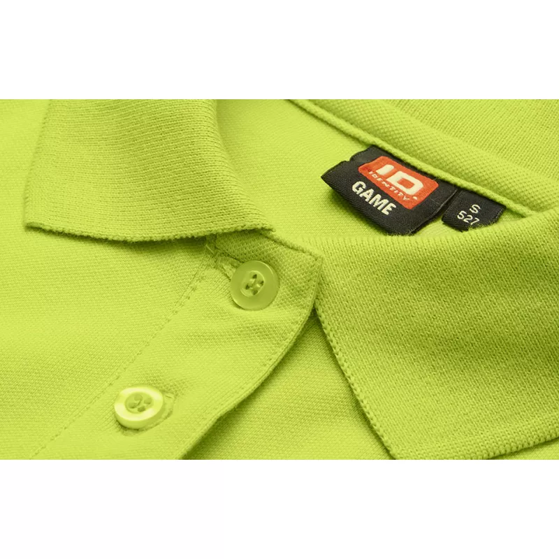 Koszulka bawełniana damska 210 g/m² ID Polo/stretch 527 - Lime (0527-LIME)