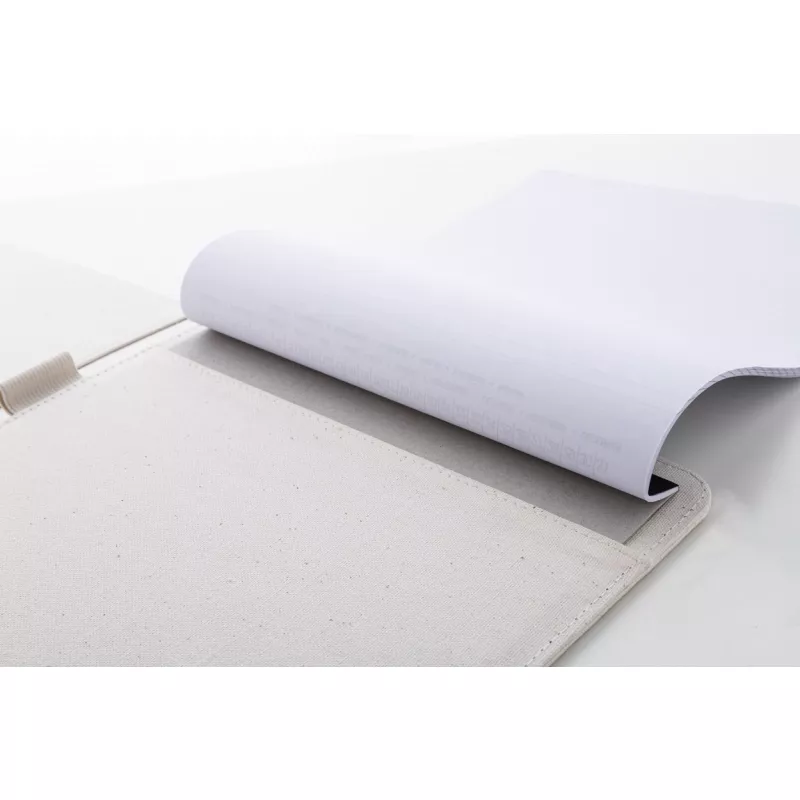 Carbasa A4 teczka na dokumenty z płótna pochodzącego z recyklingu - naturalny-a (AP808295-00)