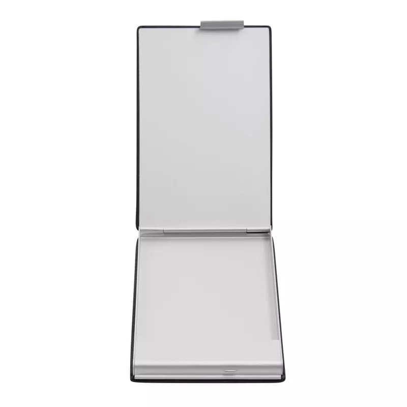 Etui na wizytówki - czarny, srebrny (56-1103102)