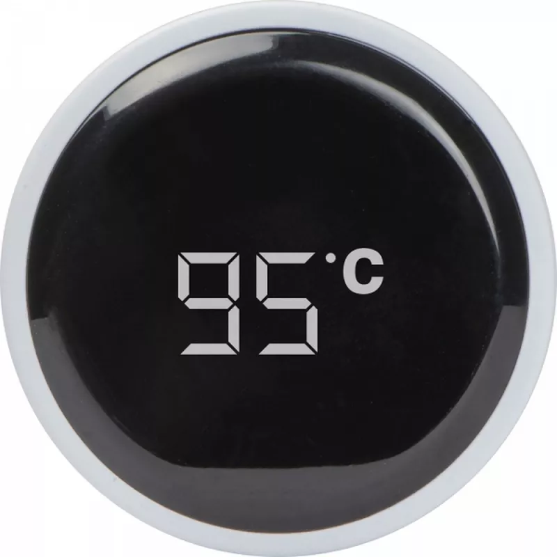 Termos z wyświetlaczem LED 450 ml WINSTON - biały (6155406)