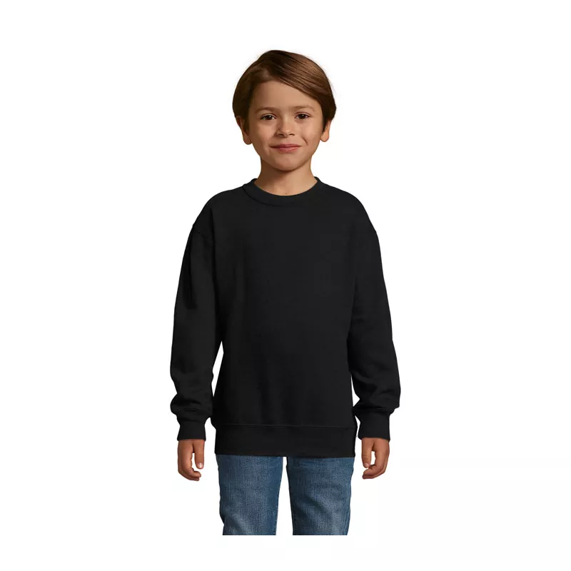 Bluza dziecięca 280 g/m² Sol's NEW SUPREME KIDS - Czarny (S13249-BK)