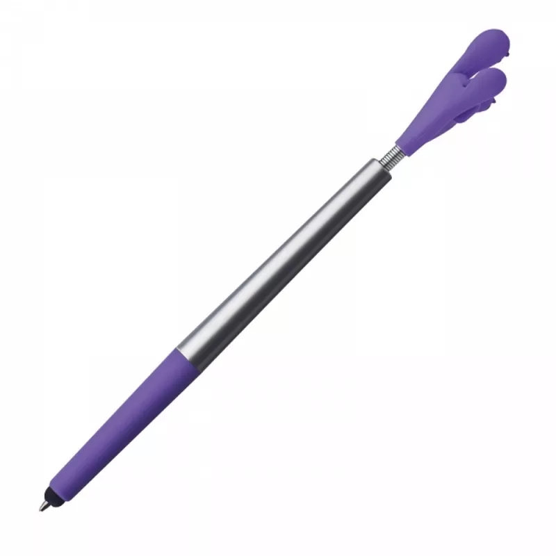 Długopis plastikowy touch pen Smile Hand CrisMa KARINA - fioletowy (1341512)