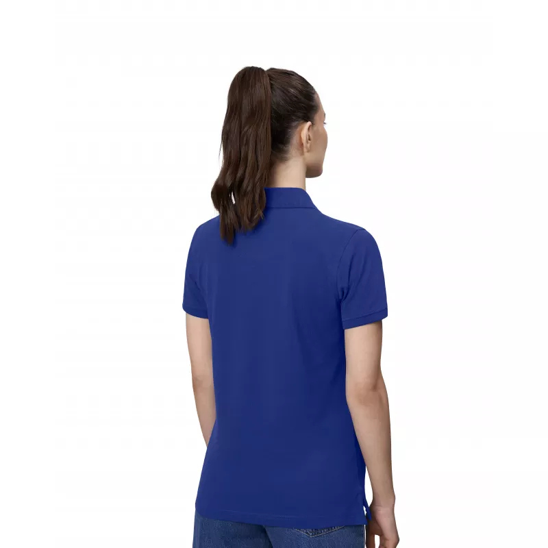 Koszulka bawełniana damska 210 g/m² ID Polo/stretch 527 - Royal Blue (0527-ROYAL BLUE)