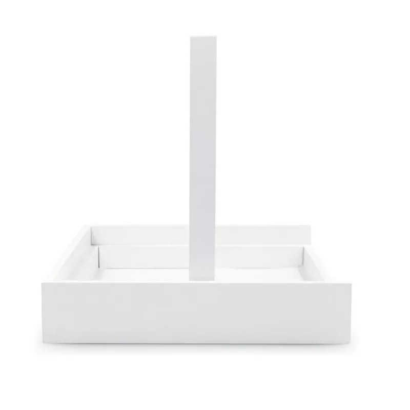 Drewniana gra zręcznościowa "połącz cztery" - biały (P940.243)