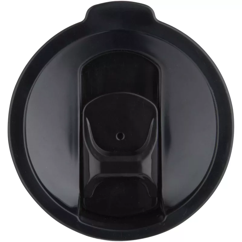 Grayson izolowany kubek z certyfikatem RCS z recyklingu o pojemności 480 ml z silikonową słomką - Czarny (10091890)