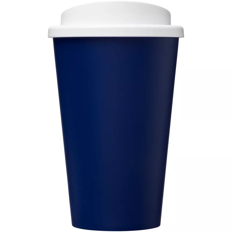 Kubek termiczny z serii Americano® o pojemności 350 ml - Biały-Niebieski (21000115)