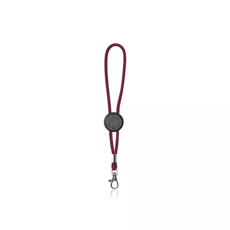 Regulowana smycz sznurkowa z karabińczykiem - Różowy (IP14081355)