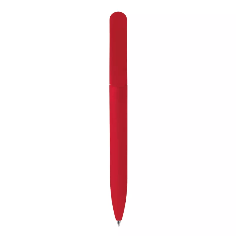 Długopis Slash z delikatnym wykończeniem Wyprodukowany w Niemczech - czerwony (LT80110-N0021)