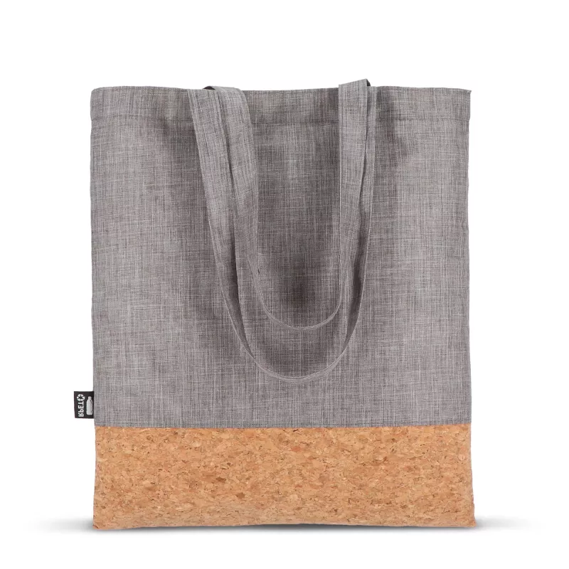 Torba transportowa R-PET i korek 35 x 40 cm - szary (LT91393-N0061)