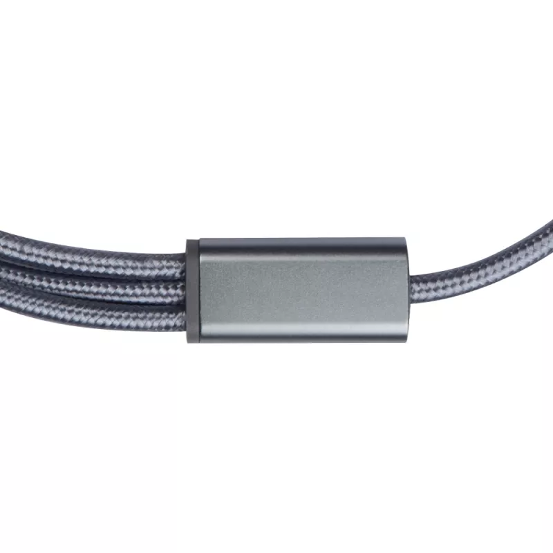 Długi kabel 3 w 1 - szary (3266307)