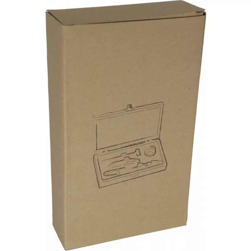 Zestaw do wina GROSSETO - brązowy (194701)